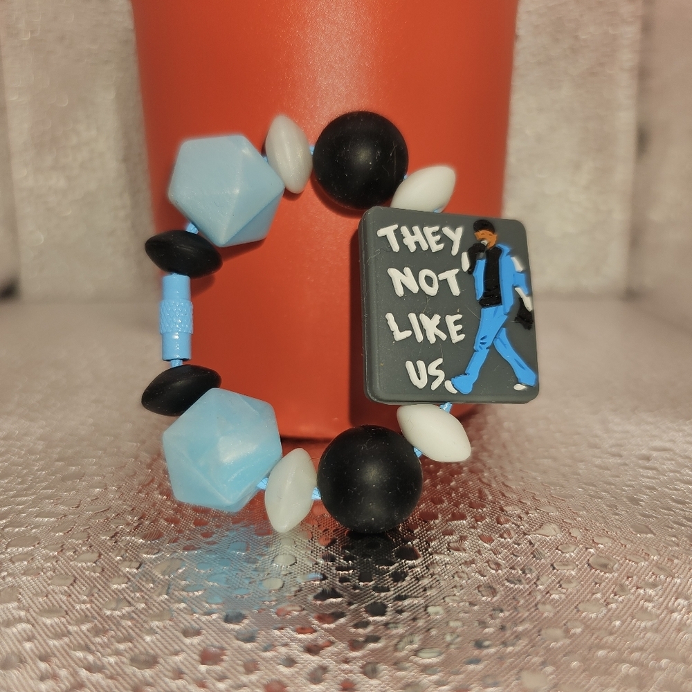 Silicone Tumbler Charms KENDRICK LAMAR "THEY NOT LIKE US"